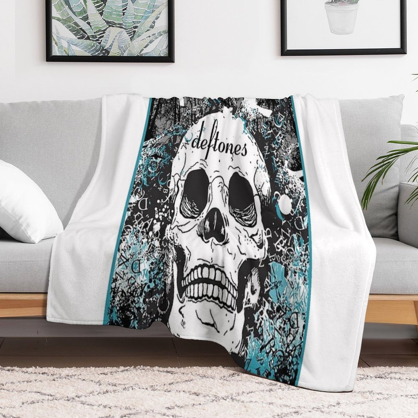 Alternative Metal Band Throw Blanket