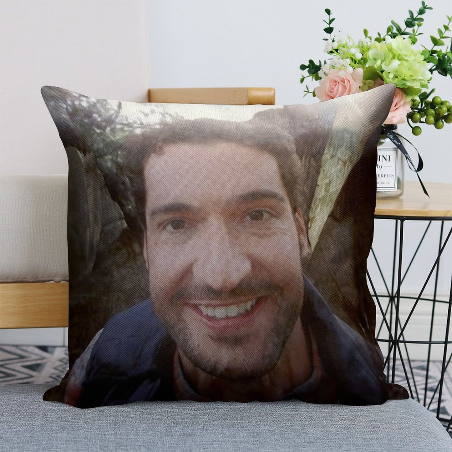 Miranda Gary Pillow Linen Throw Pillow Cover