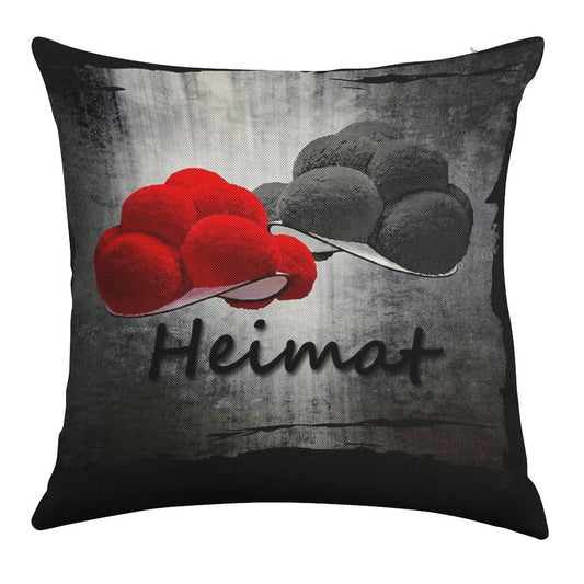 Black Forest Hats Heimat ART 1.0 Linen Throw Pillow Cover
