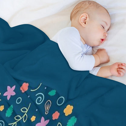 Destiny Pattern - Dark Throw Blanket