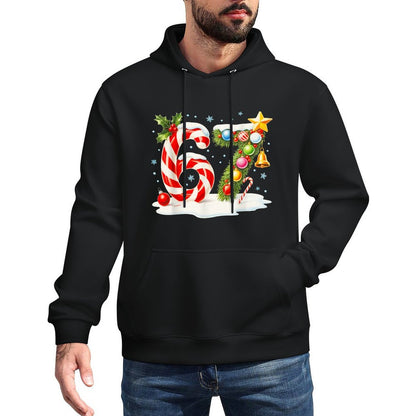 Funny Nice Naughty 6 7 Christmas 67 Meme Xmas Boys Girls Shape Retention Hoodie