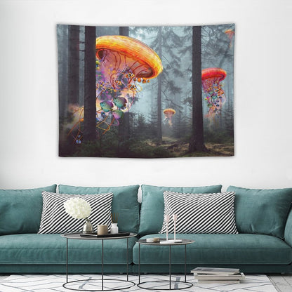 Forest of Jellyfish Worlds Tapestry