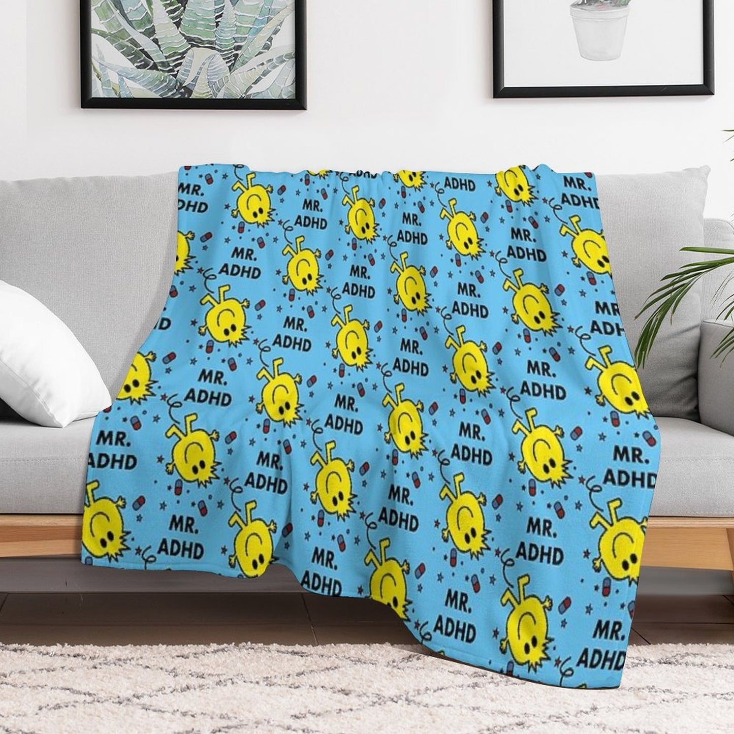 MR ADHD Throw Blanket