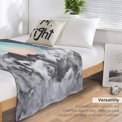 It Seemed To Chase The Darkness Away Throw Blanket