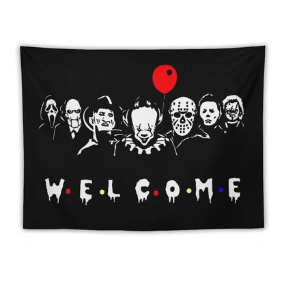 Halloween Welcome Tapestry