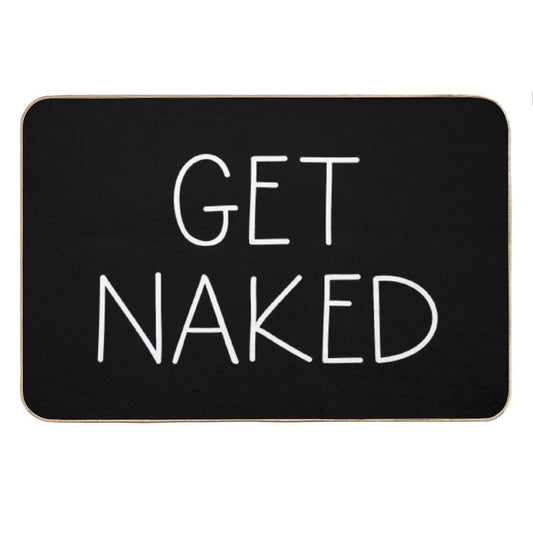 Get Naked Black Bath Mat
