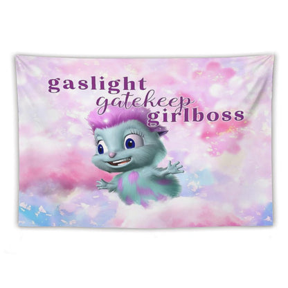 Bibble Beliefs - Gaslight Gatekeep Girlboss Tapestry