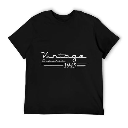 Vintage 80th Birthday Decorations Vintage 1945 80 Years Old T-Shirt