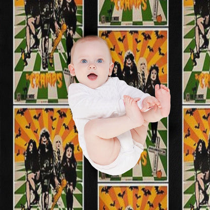 The Cramp's Halloween Throw Blanket