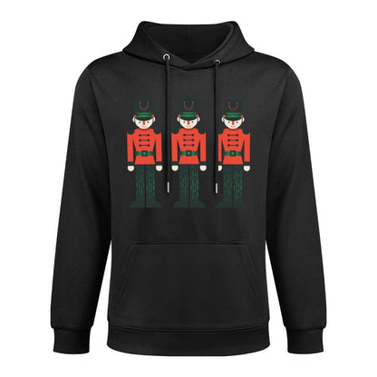 Cute Team Soldiers Nutcracker Christmas Ballet Dance Graphic Breathable Fabric Hoodie
