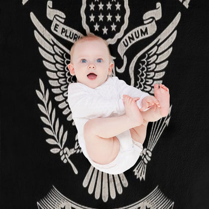 Fort Leavenworth Kansas US Army Base Tribute Throw Blanket