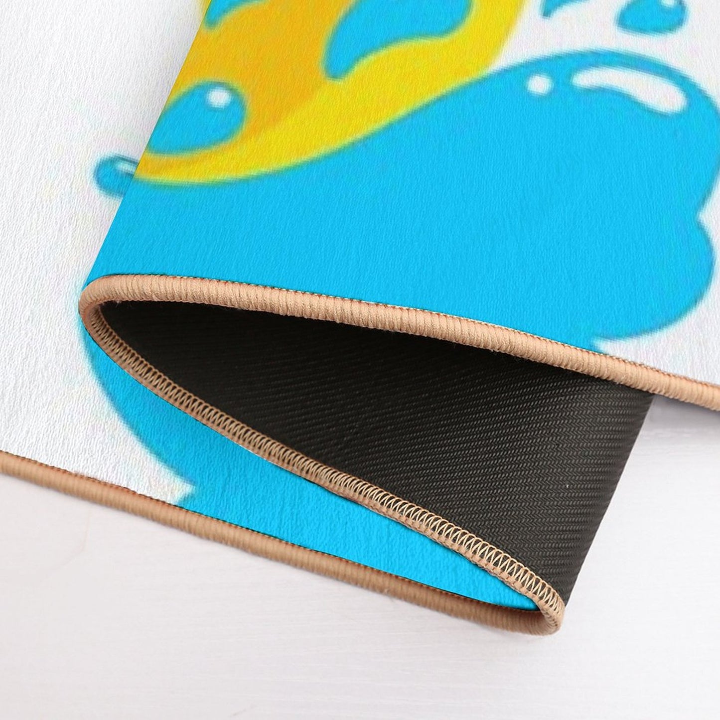 Yellow Rubber Duck & Splash Bath Mat