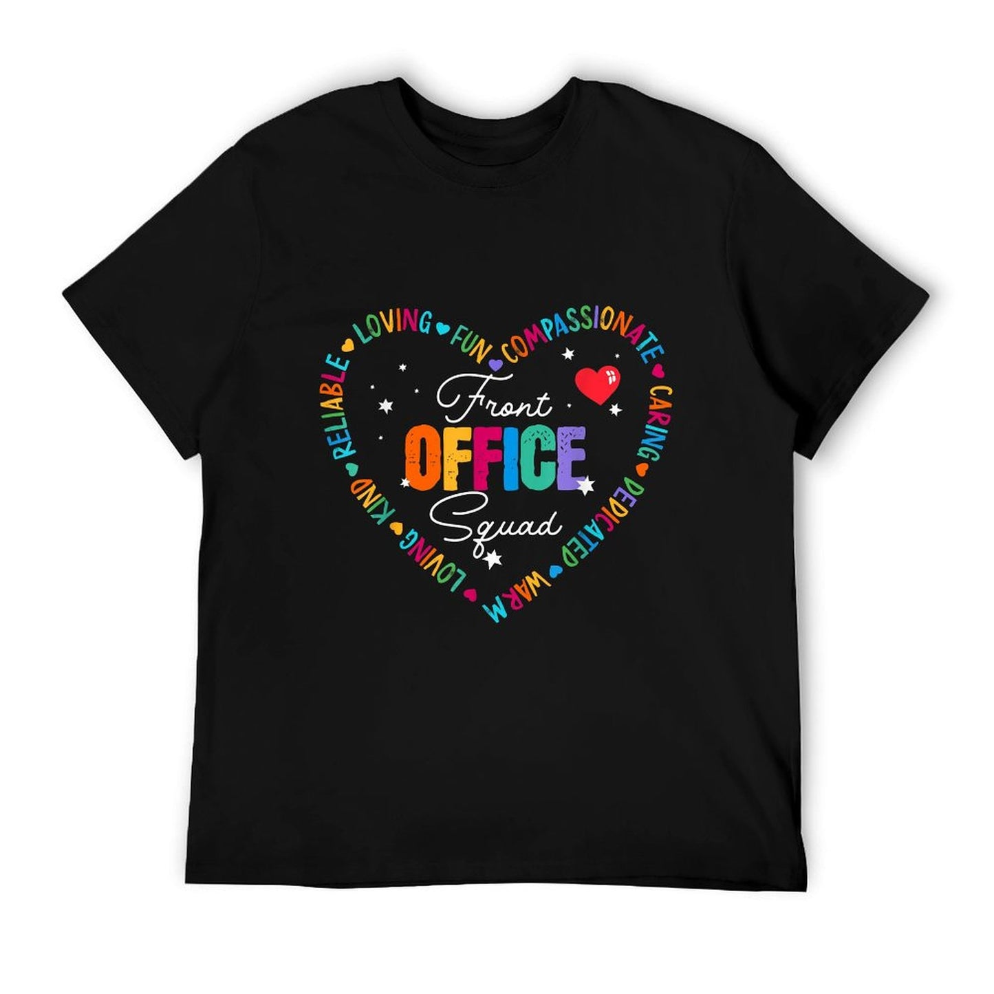 Cute School Secretary Admin Appreciation Front Office Squad T-Shirt