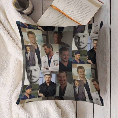 Mark Sloan Linen Throw Pillow Cover