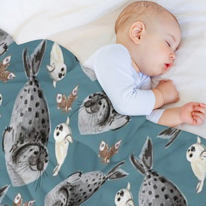 Common Seal Throw Blanket