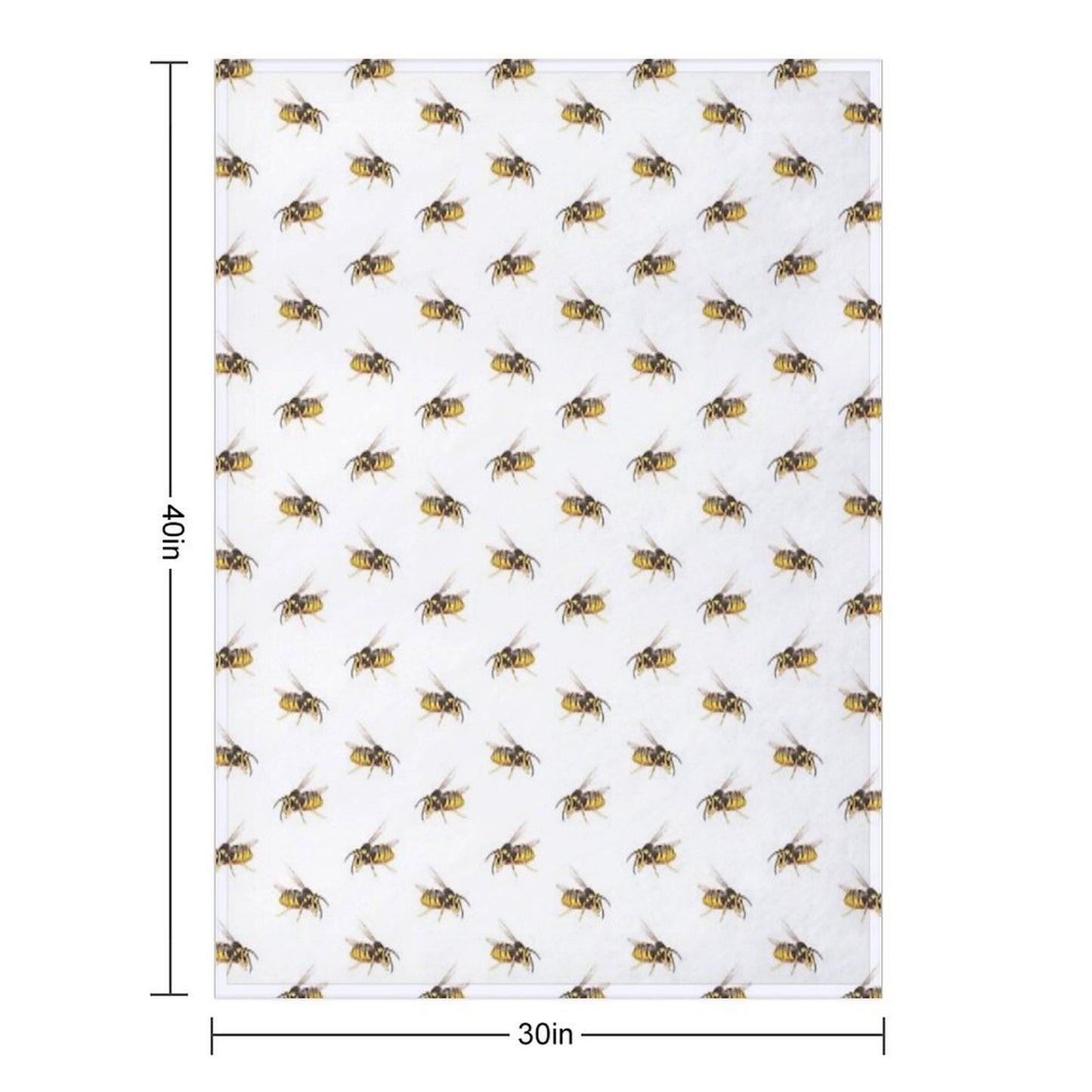 The Wasp Throw Blanket