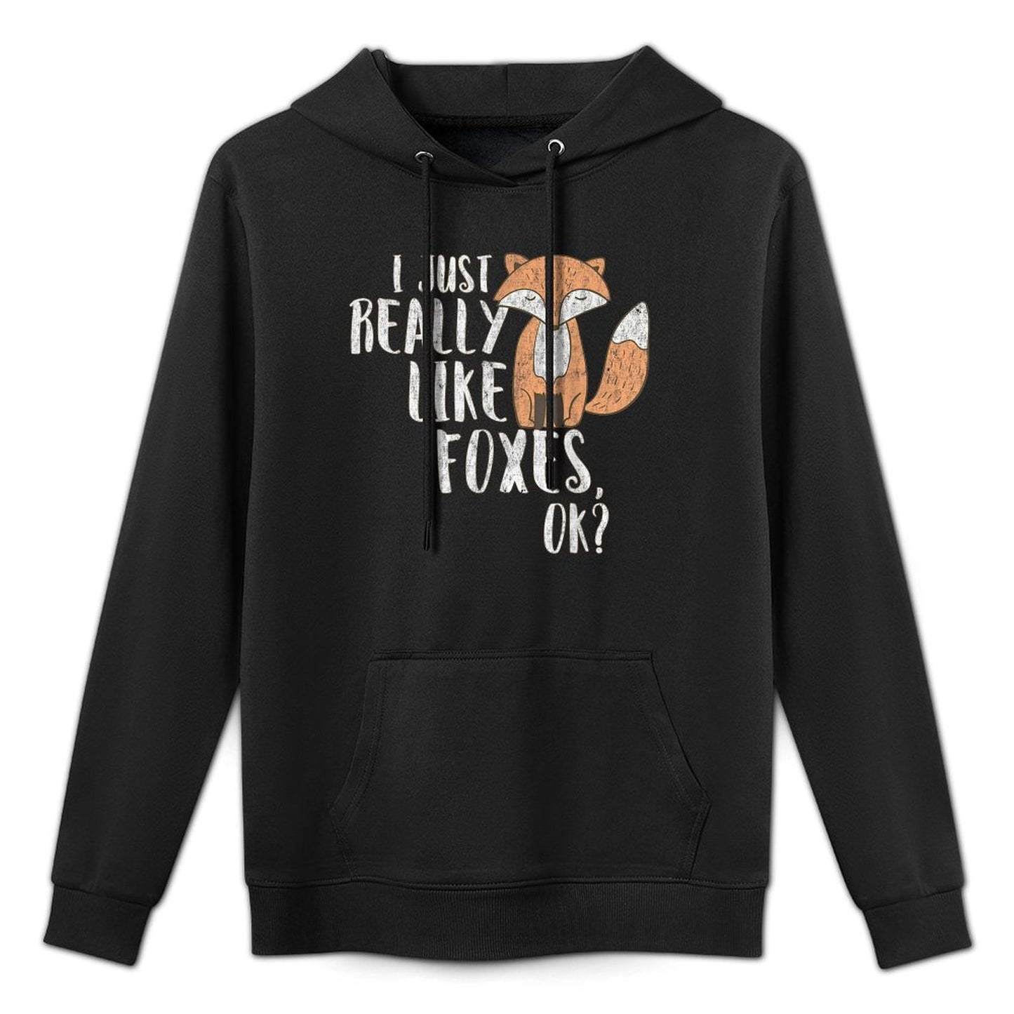 Fox T for Women I Just Really Like Foxes OK T-shirt Relaxed Fit Hoodie