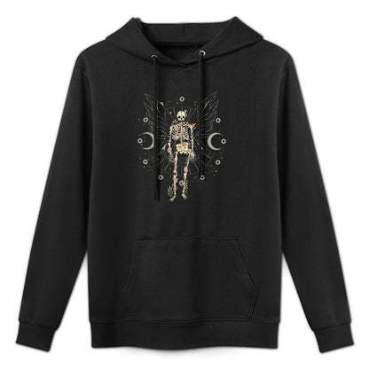 Fairy Grunge Fairycore Aesthetic Butterfly Skeleton Gothic Durable Construction Hoodie