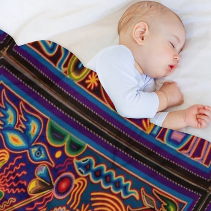 Huichol Throw Blanket