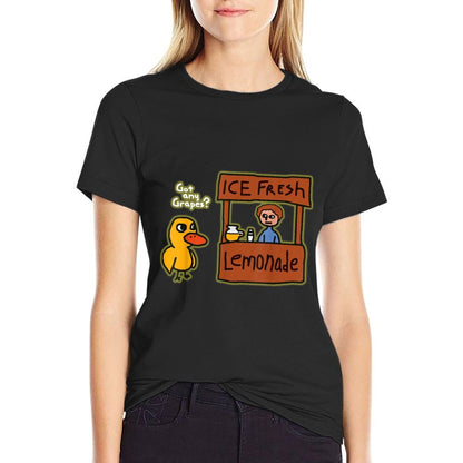 Ice Fresh Lemonade Duck Funny Got Any Grapes Love Gift T-Shirt