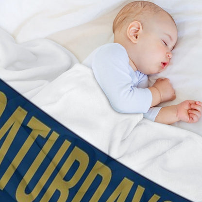 Saturdays Are For The Irish Shirts & Stickers Throw Blanket