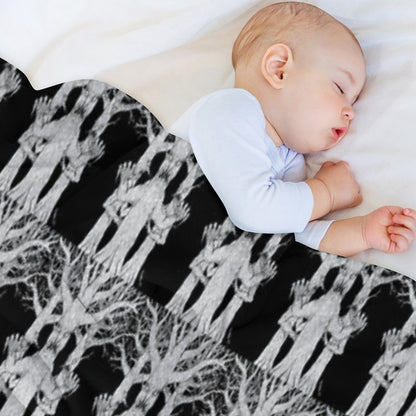 Denizens of The Diabolic Wood Throw Blanket