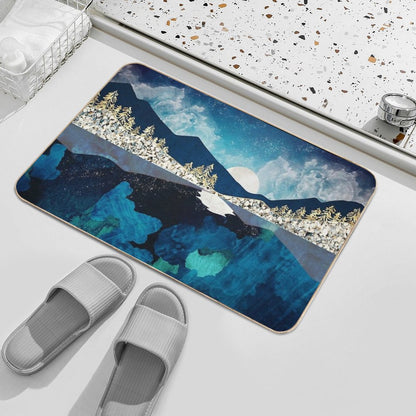 Midnight Water Bath Mat
