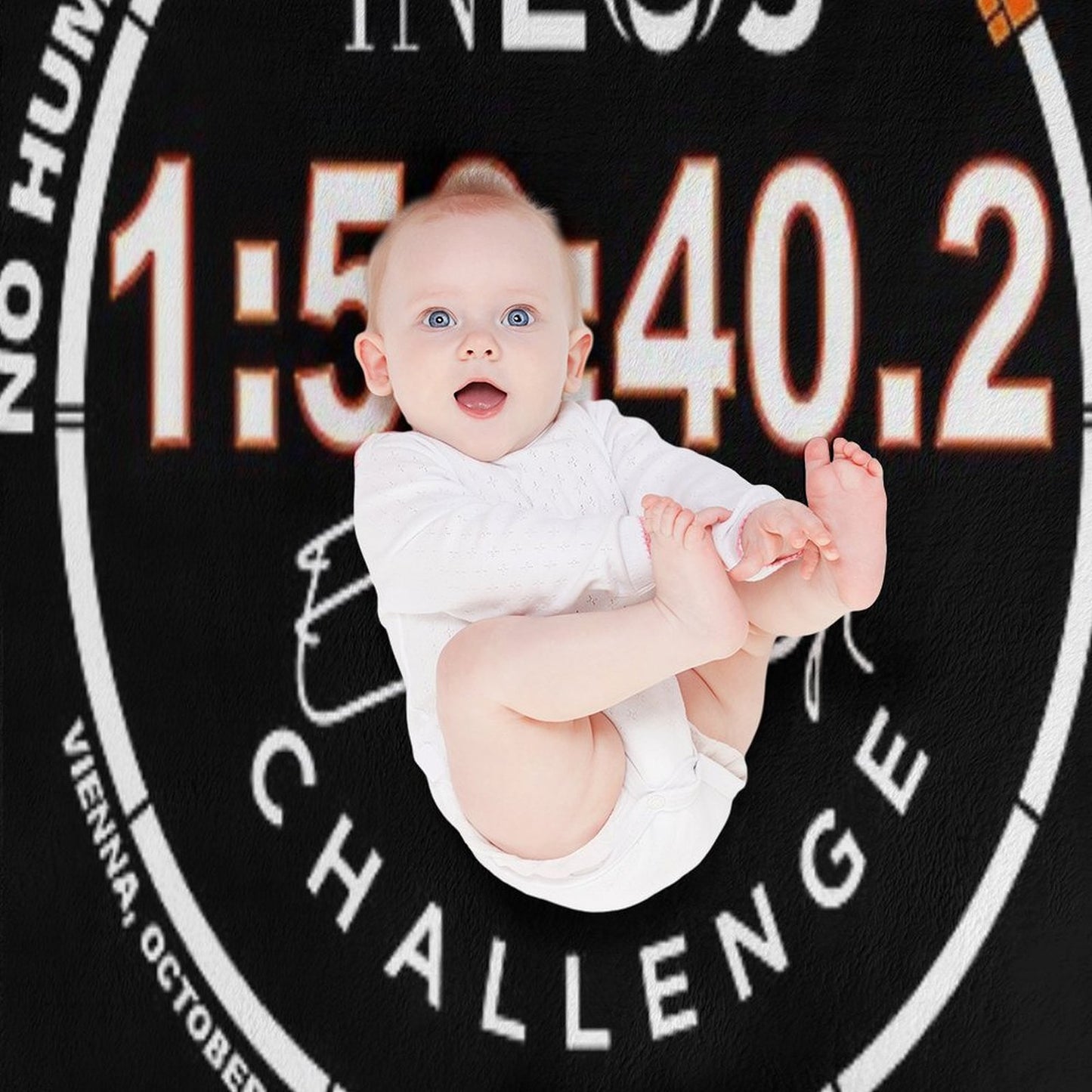 No Human Is Limited Eliud Kipchoge Fan, Design  Classic T-Shirt Throw Blanket