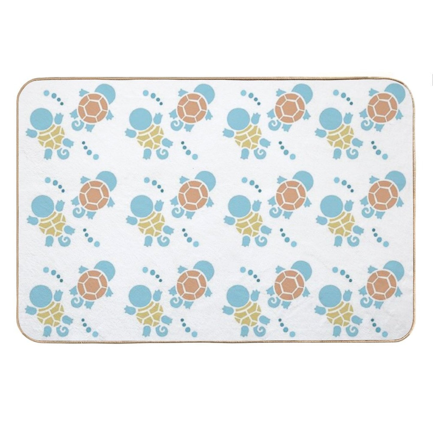 Poke Tiny Turtles Bath Mat