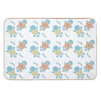 Poke Tiny Turtles Bath Mat