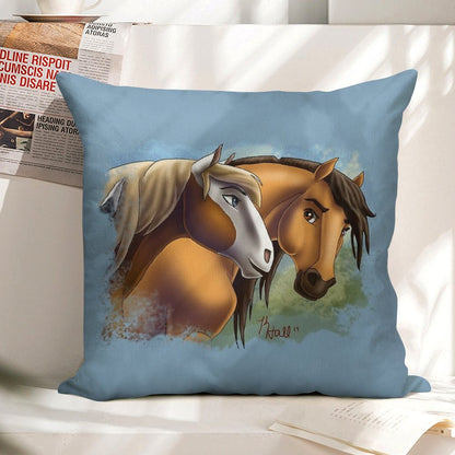 Spirit And Rain - Love Found Us Linen Throw Pillow Cover