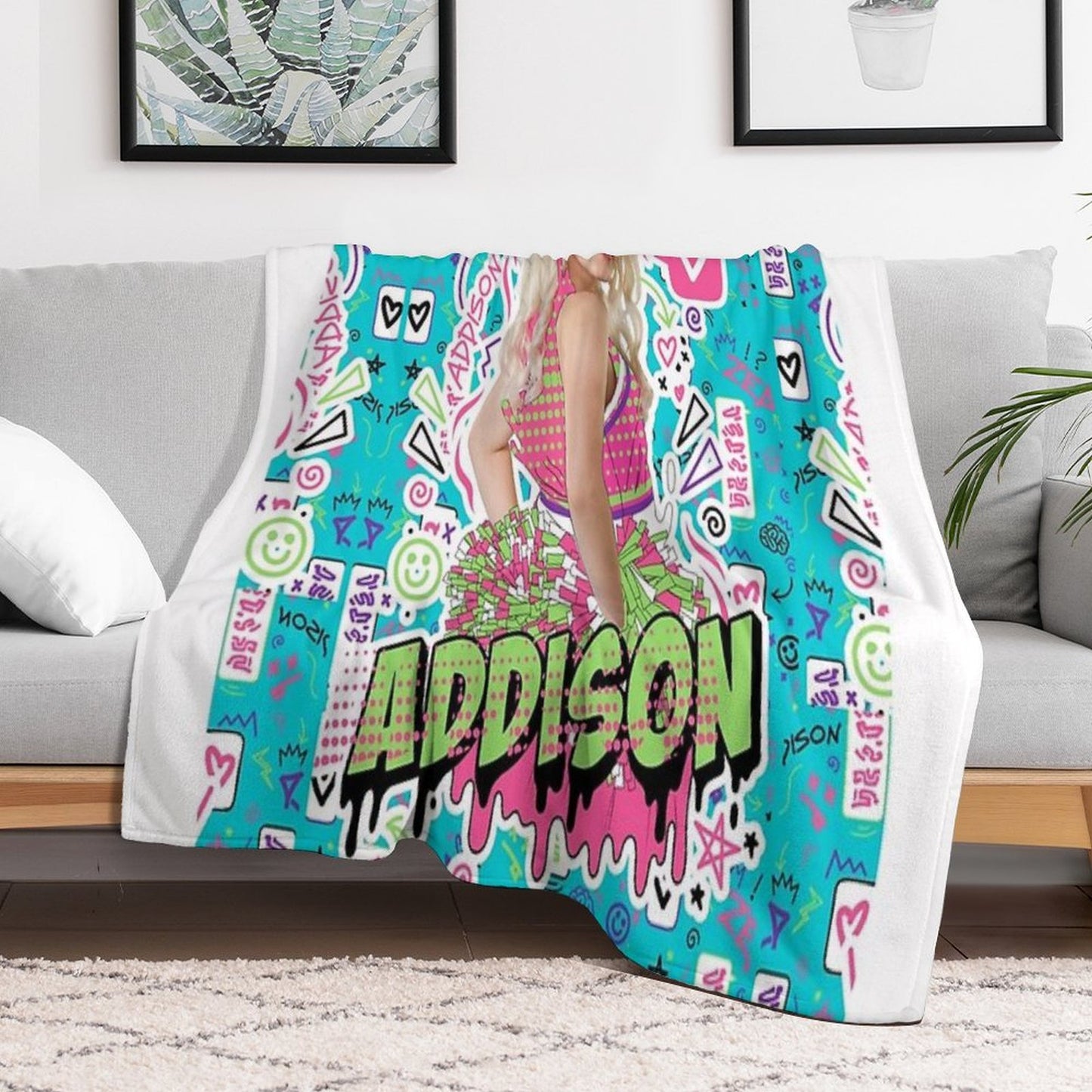 Zombies 3 1 Backpack Bag Throw Blanket