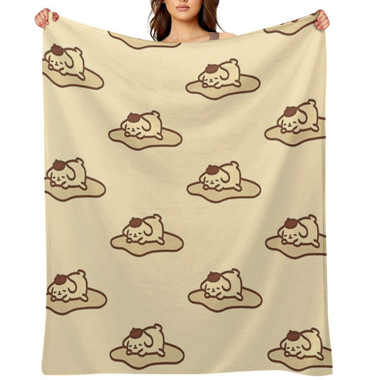 Pompompurin’s Lazy Day Throw Blanket