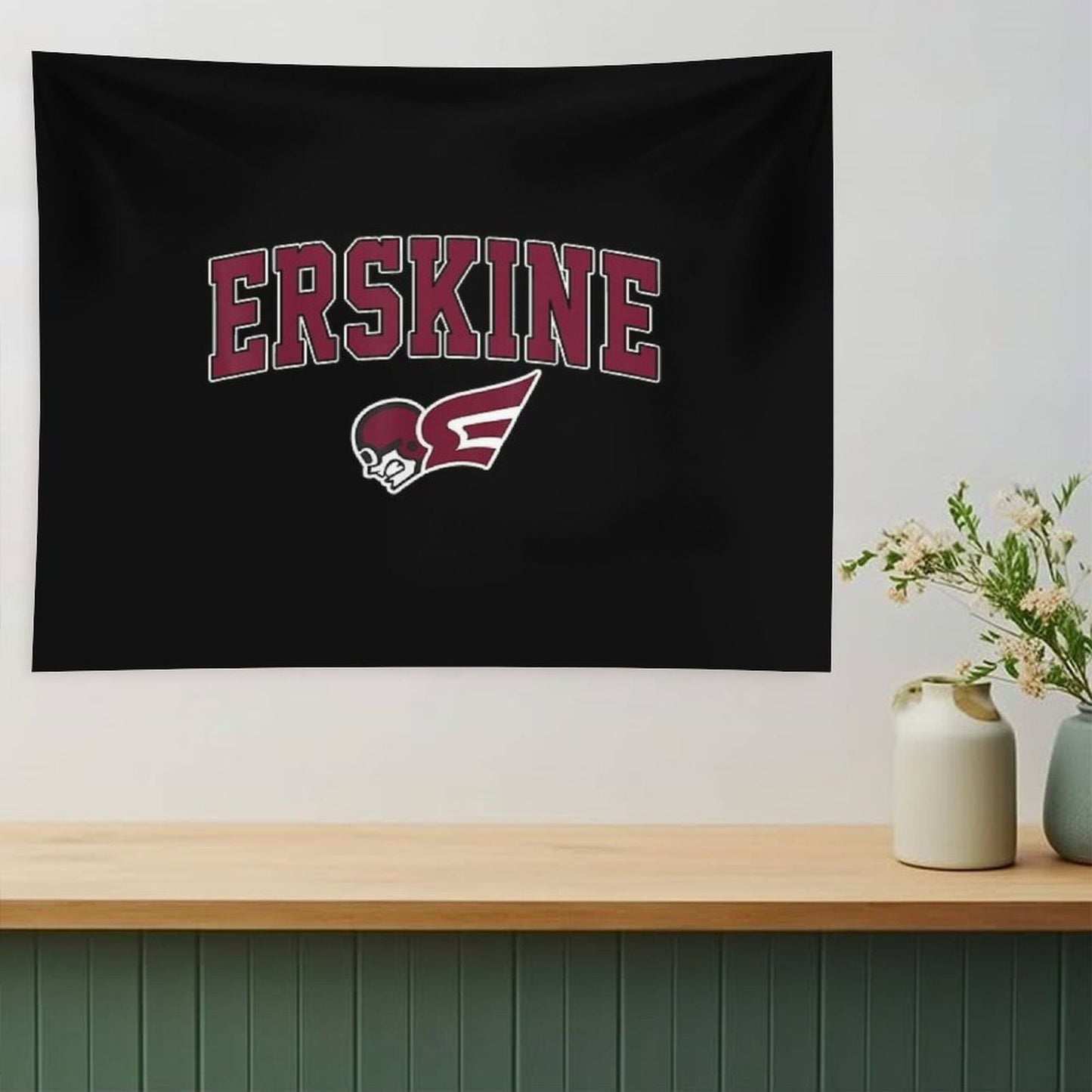ERSKINE College Vintage Sports Design for Men Women Tapestry