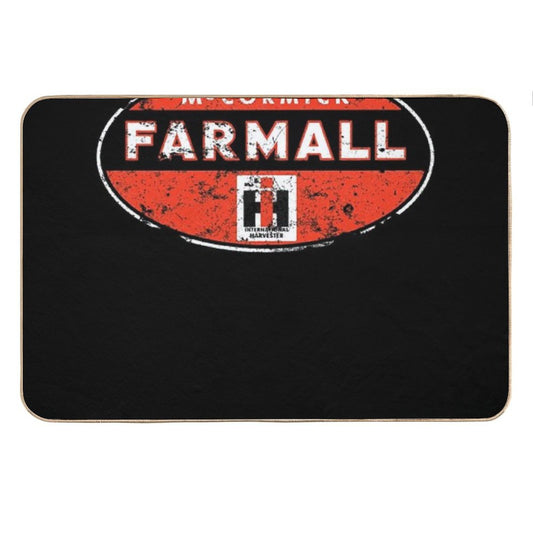 Farmall Tractor Mc Cormick Bath Mat