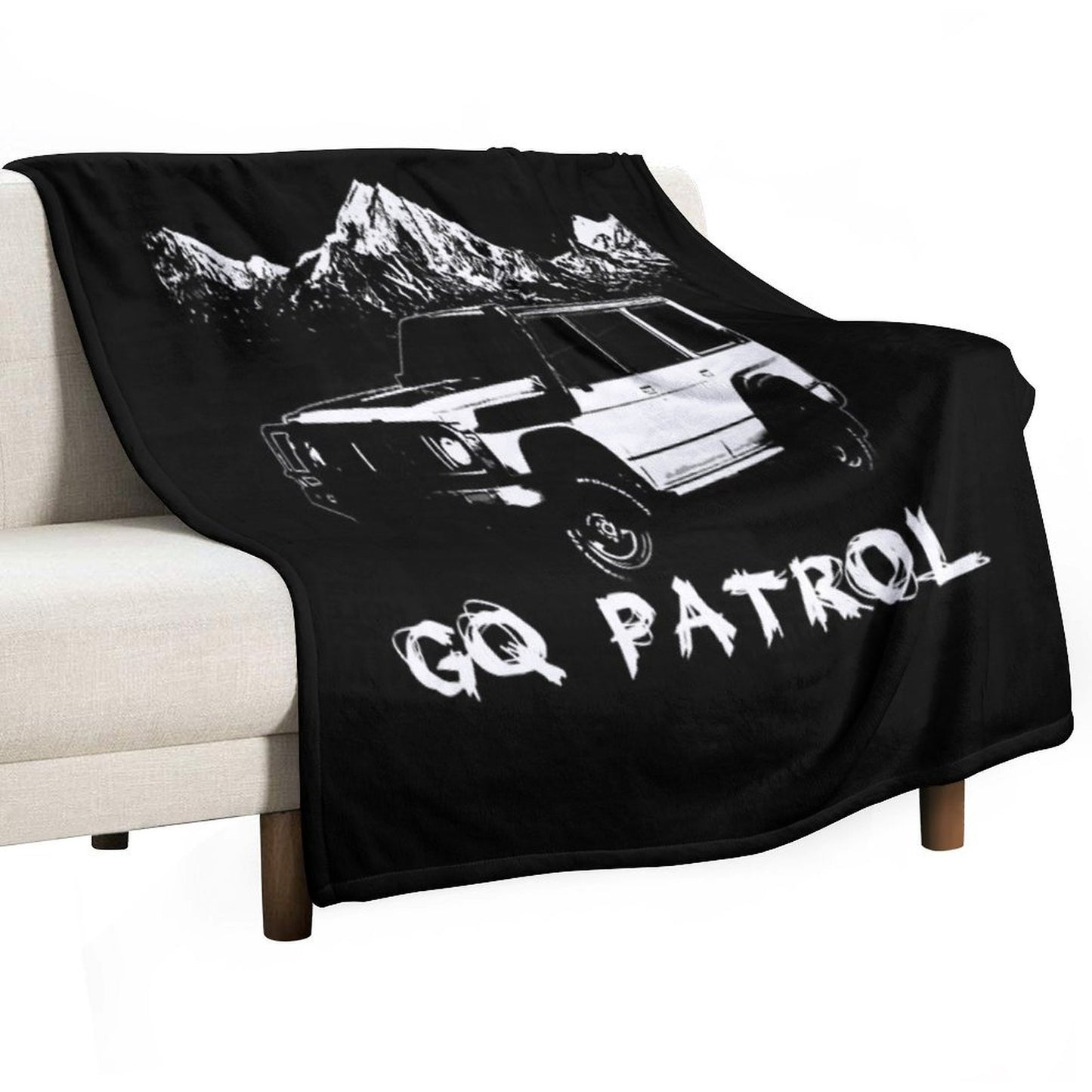Gq Patrol Nissan Throw Blanket