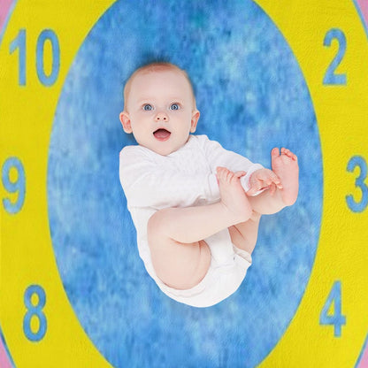 Clock Rug (The Big Comfy Couch) Throw Blanket