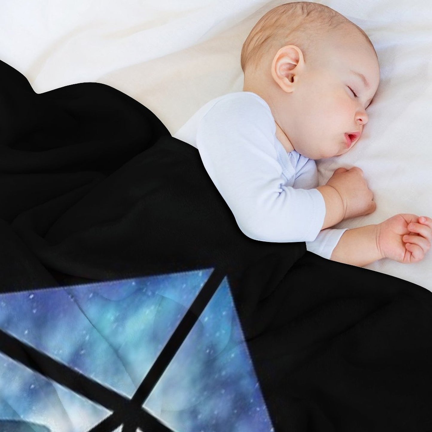 Blue Sky Ice Dragon D20 Throw Blanket