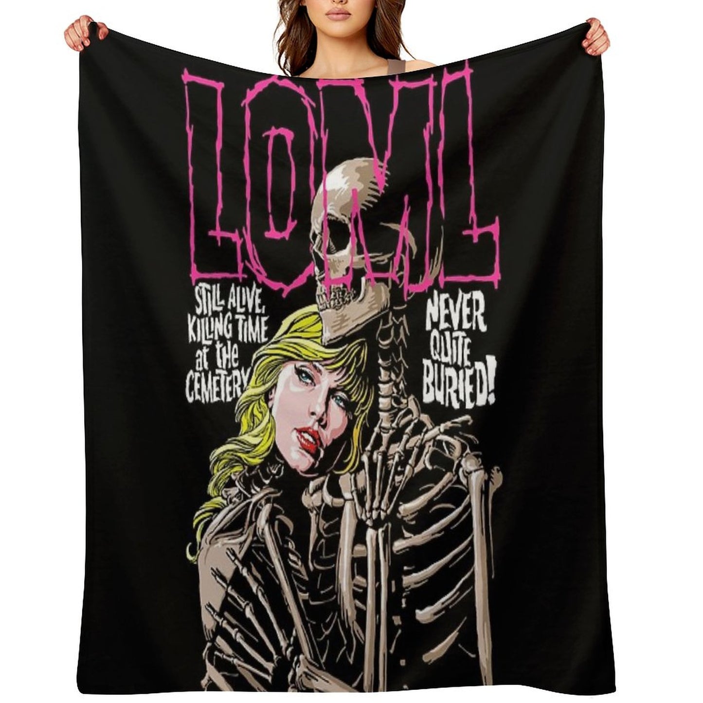 Never Quite Buried Throw Blanket