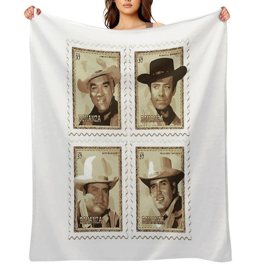 The Cartwrights Sepia Throw Blanket