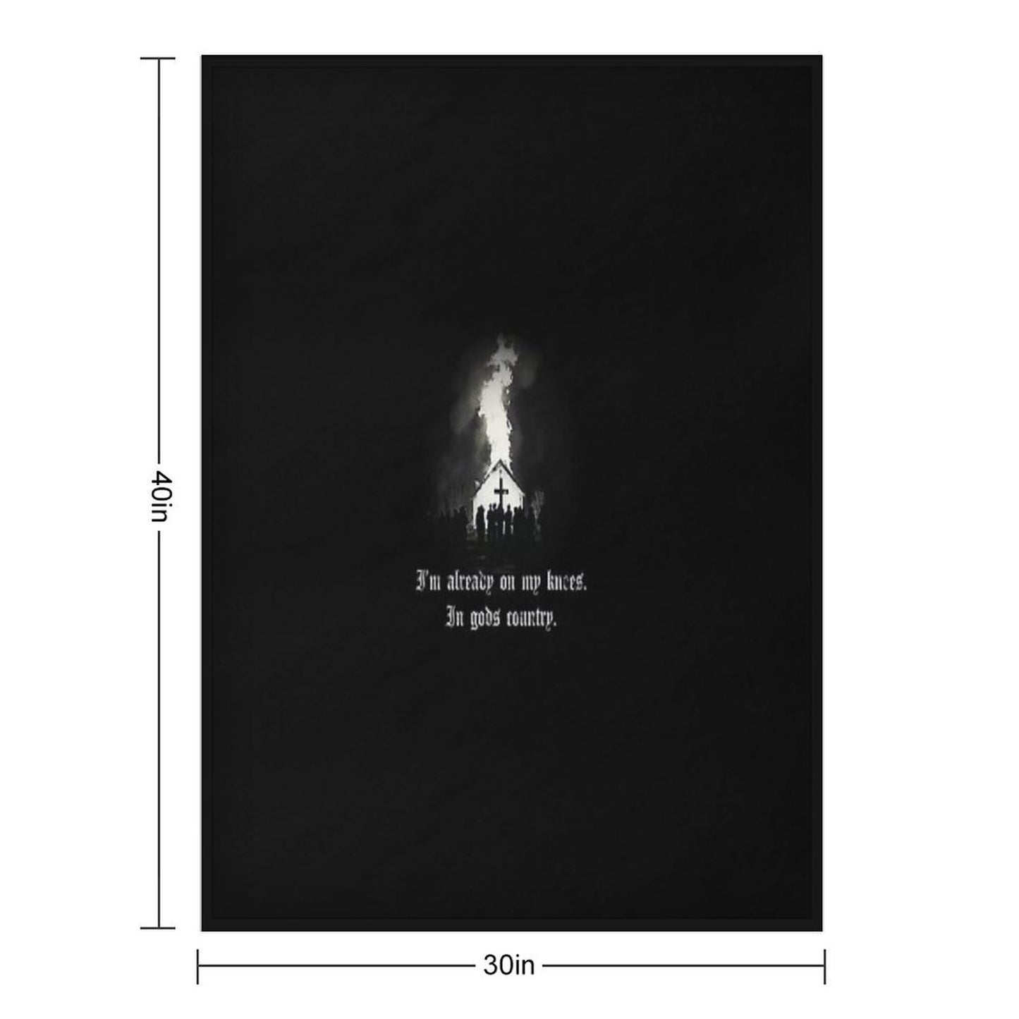 Ethel Cain Gods Country Throw Blanket