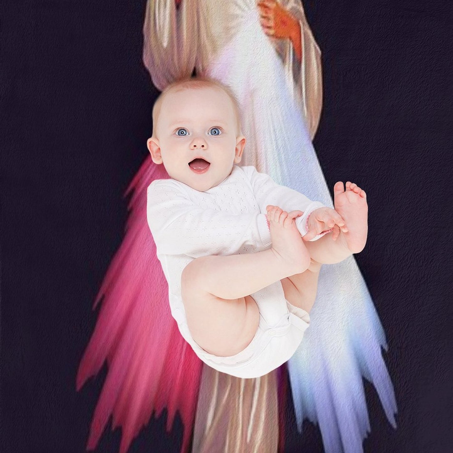 Jesus I Trust You Divine Mercy Image (transparent Background Design) Throw Blanket