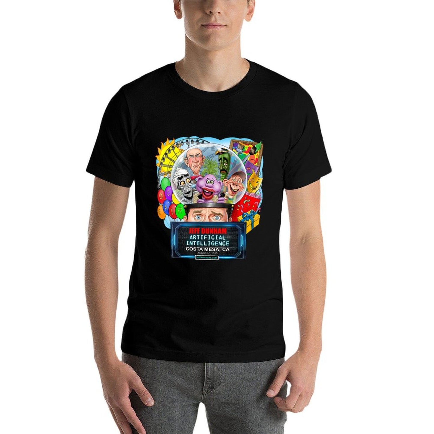 Jeff Dunham Costa Mesa, CA (2025)  Graphic-printed T-Shirt