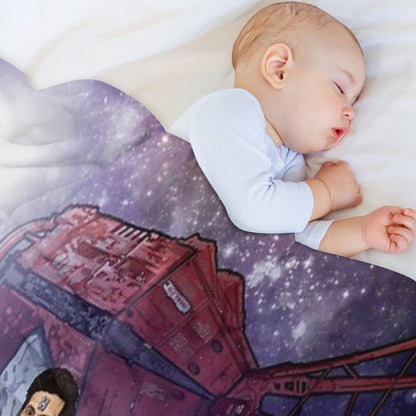 Red Dwarf Throw Blanket