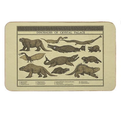 Dinosaurs of Crystal Palace Bath Mat