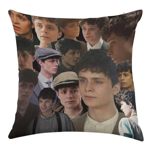 Gilbert Blythe Collage Linen Throw Pillow Cover