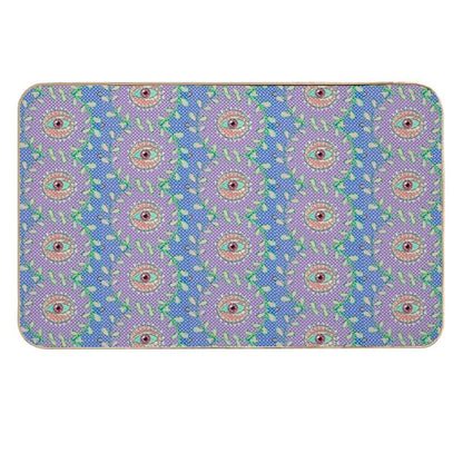 The Garden Sees All  Easy Maintenance Bath Mat