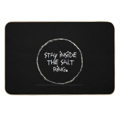 Stay Inside The Salt Ring  Supernatural™ Bath Mat