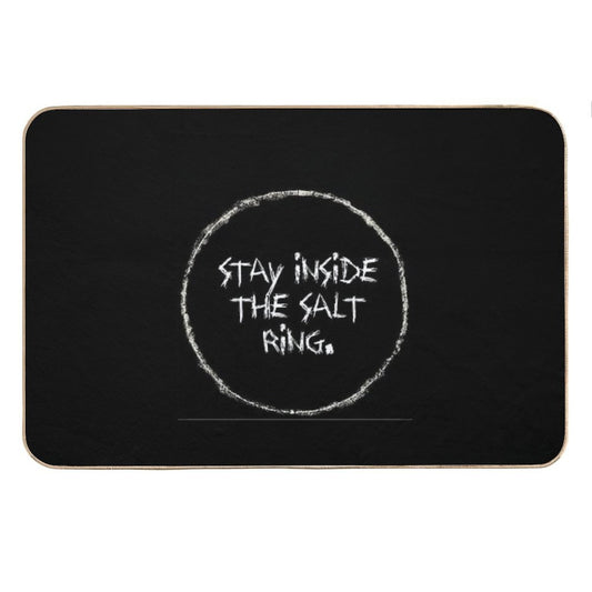 Stay Inside The Salt Ring  Supernatural™ Bath Mat