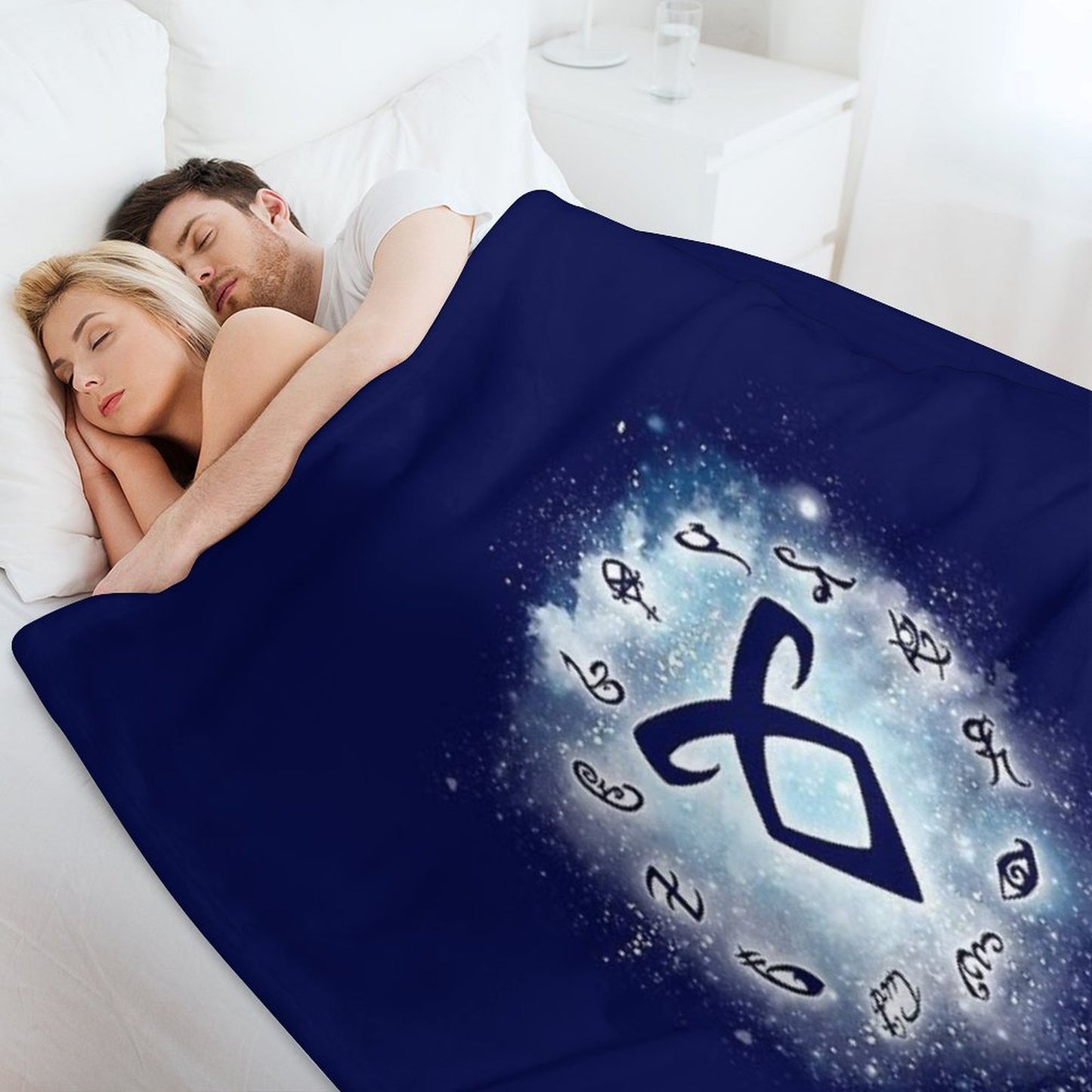 The Shadow Runes Throw Blanket